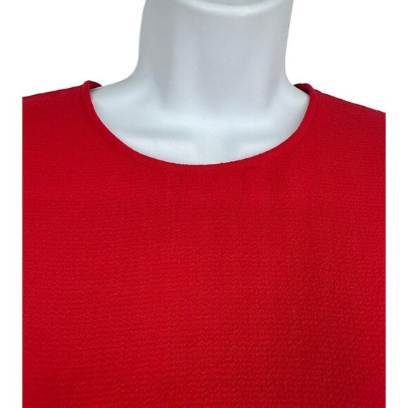 Madewell Short Sleeve Round Neck Textured Blouse Size S - Picture 2 of 8